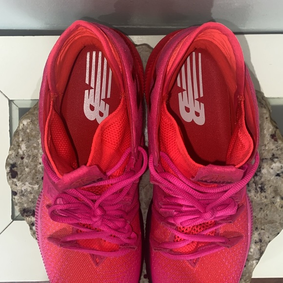 New Balance OMNIS HEAT WAVE Kawhi Leonard PE Red Pink LA Clippers Sneakers-11 - Picture 14 of 16
